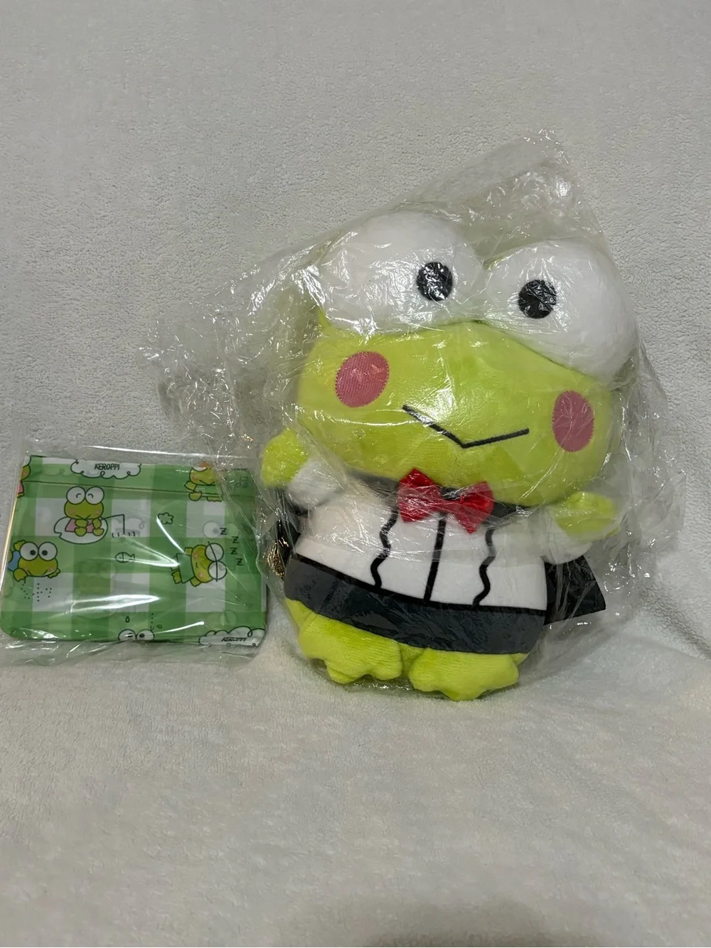 Sanrio Keroppi Bundle #4A - Plush Halloween Keroppi & Tote Bag